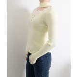 チョーカー風 リブニットトップス 韓国風 | Miniministore | 詳細画像15 