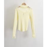 チョーカー風 リブニットトップス 韓国風 | Miniministore | 詳細画像17 