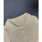 ポロニットトップスきれいめニットセーター | Miniministore | 詳細画像23 