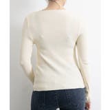 ニットトップス レース切り替えリブニット | Miniministore | 詳細画像13 