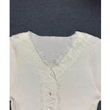 ニットトップス レース切り替えリブニット | Miniministore | 詳細画像16 