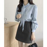 ボウタイブラウスリボンタイシャツブラウス | Miniministore | 詳細画像9 