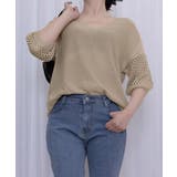 透かし編みニットトップス半袖サマーニット | Miniministore | 詳細画像17