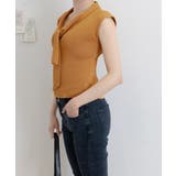 ボウタイサマーニット Vネックトップス | Miniministore | 詳細画像13 