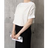 ボーダー柄サマーニット ドルマンスリーブ | Miniministore | 詳細画像10 