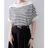 ボーダー柄サマーニット ドルマンスリーブ | Miniministore | 詳細画像14 