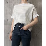 ボーダー柄サマーニット ドルマンスリーブ | Miniministore | 詳細画像15 