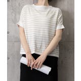 ボーダー柄サマーニット ドルマンスリーブ | Miniministore | 詳細画像8 