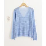 透かし編みカーディガンフェミニン夏羽織り | Miniministore | 詳細画像14 