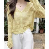 透かし編みカーディガンフェミニン夏羽織り | Miniministore | 詳細画像9 