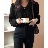 シャツブラウス ゴールドボタン ブラウス | Miniministore | 詳細画像2 