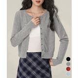 ワンポイントカーディガン リボン刺しゅう | Miniministore | 詳細画像1 