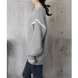ゆったりニットトップスラウンドネック冬服 | Miniministore | 詳細画像16 