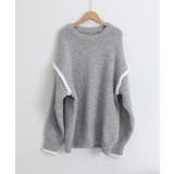 ゆったりニットトップスラウンドネック冬服 | Miniministore | 詳細画像18 