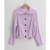 ケーブル編みニットカーディガン ビッグ襟 | Miniministore | 詳細画像20 