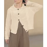 ケーブル編みニットカーディガン ビッグ襟 | Miniministore | 詳細画像3 