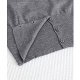 ワンショルダーニットトップス裾ボタン秋服 | Miniministore | 詳細画像23
