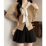 ボウタイニットトップス フリル襟 ニット | Miniministore | 詳細画像2 