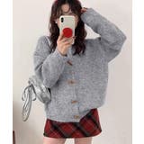 トグルボタンニットカーディガン長袖秋冬服 | Miniministore | 詳細画像2 