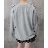 ステッチスウェット ゆったり トレーナー | Miniministore | 詳細画像20 