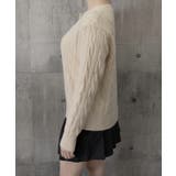 ケーブルニットカーディガン 前開きニット | Miniministore | 詳細画像19 