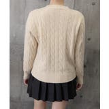 ケーブルニットカーディガン 前開きニット | Miniministore | 詳細画像20 