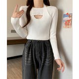 ニットトップス ホルターネックリブニット | Miniministore | 詳細画像9