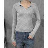 ポロニットドローストリングリブニット薄手 | Miniministore | 詳細画像17
