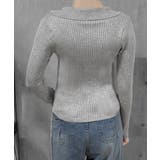 ポロニットドローストリングリブニット薄手 | Miniministore | 詳細画像19