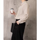 シャツブラウス 隠しボタン ブラウス長袖 | Miniministore | 詳細画像22