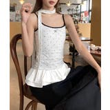 ドット柄キャミソール チョーカー付き夏服 | Miniministore | 詳細画像10 