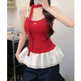 ドット柄キャミソール チョーカー付き夏服 | Miniministore | 詳細画像13 