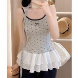 ドット柄キャミソール チョーカー付き夏服 | Miniministore | 詳細画像2 