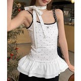 ドット柄キャミソール チョーカー付き夏服 | Miniministore | 詳細画像9 