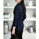 サイドボタンタックシャツブラウス長袖春服 | Miniministore | 詳細画像12