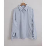 サイドボタンタックシャツブラウス長袖春服 | Miniministore | 詳細画像18