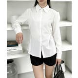サイドボタンタックシャツブラウス長袖春服 | Miniministore | 詳細画像7