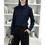 サイドボタンタックシャツブラウス長袖春服 | Miniministore | 詳細画像9