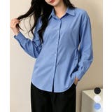 リボンシェイプシャツブラウス レディース | Miniministore | 詳細画像1 