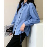 リボンシェイプシャツブラウス レディース | Miniministore | 詳細画像5 