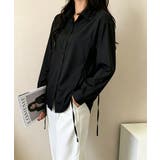 リボンシェイプシャツブラウス レディース | Miniministore | 詳細画像7 