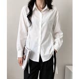 リボンシェイプシャツブラウス レディース | Miniministore | 詳細画像9 
