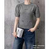 リボン付きニットトップスクルーネック夏服 | Miniministore | 詳細画像22