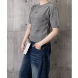 リボン付きニットトップスクルーネック夏服 | Miniministore | 詳細画像23