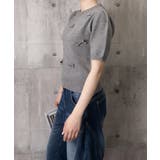 リボン付きニットトップスクルーネック夏服 | Miniministore | 詳細画像24