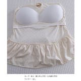 ドット柄ティアードキャミソールカップ付き | Miniministore | 詳細画像21 
