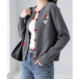 ハートワンポイントニットカーディガン秋冬 | Miniministore | 詳細画像10 