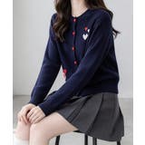 ハートワンポイントニットカーディガン秋冬 | Miniministore | 詳細画像20 