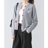 ハートワンポイントニットカーディガン秋冬 | Miniministore | 詳細画像3 