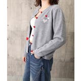 ハートワンポイントニットカーディガン秋冬 | Miniministore | 詳細画像30 